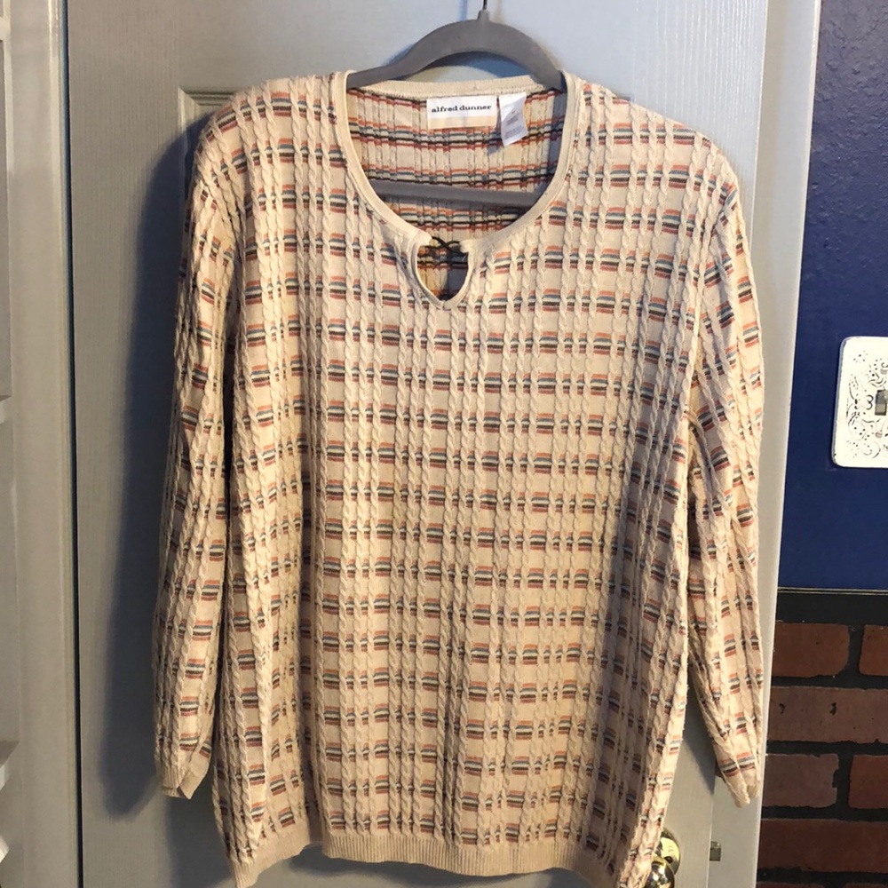 Alfred Dunner Woman’s Sweater top 2X